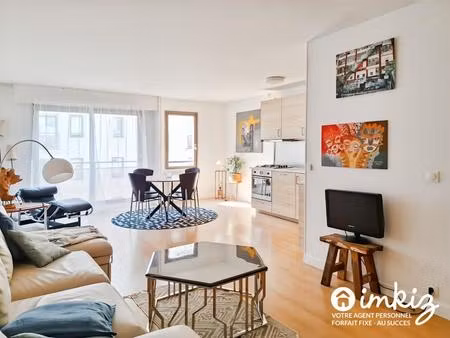 paris 20ème 3p traversant 66 m² rénové avec cave