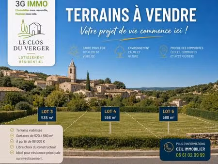 terrain constructible