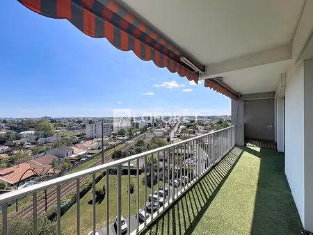 bordeaux caudéran 3 pièces 74.53 m2 vue dégagée - terrasse - parking