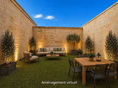 bordeaux musée d'aquitaine - appartement t1 bis de 33.8 m² avec jardin
