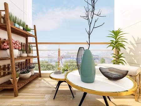 appartement t2 - étage élevé avec vue dégagée - bordeaux sud