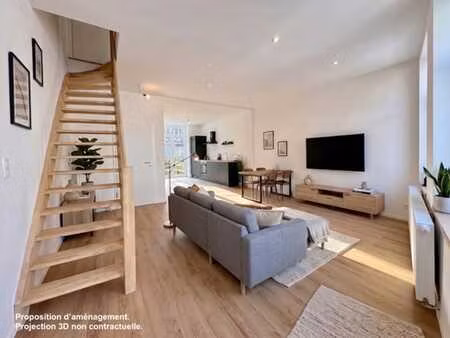 appartement 2 chambres avec terrasse et cave