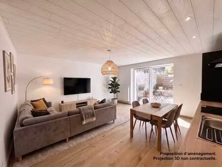 appartement au rez avec grande terrasse