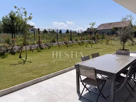 annecy nord, t5 116m² en rez de jardin