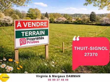 rare à la vente : terrain constructible de 1 973 m² hors lotissement