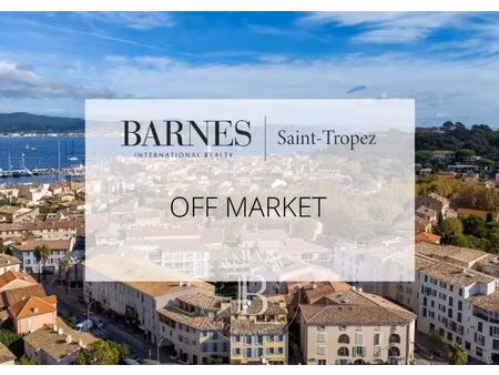 exclusivite - saint-tropez - maison de maître - centre ville