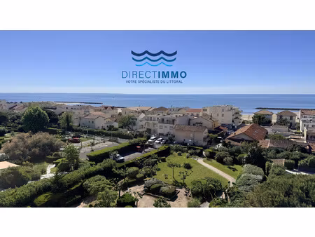 carnon-plage dernier etage studio avec terrasse vue mer