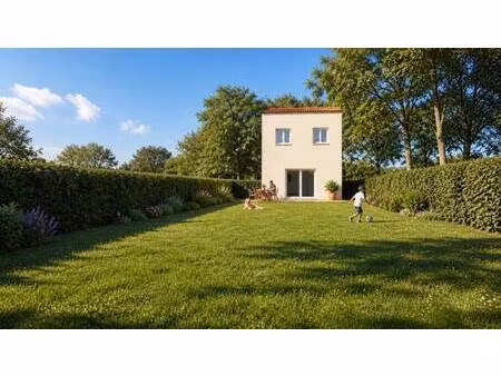 terrain avec maison neuve à vendre