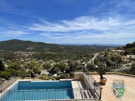 dans résidence prisée du domaine de valcros villa de prestige au panorama à couper le...