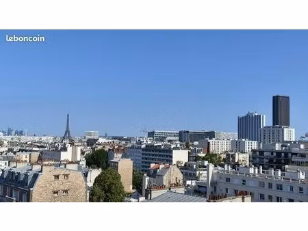 coup de coeur appartement avec vue panoramique sur tout paris