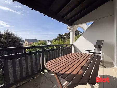 plage à pied : studio cabine, terrasse, cave et parking