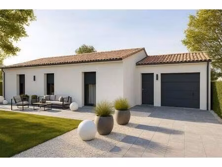 terrain avec maison neuve à vendre
