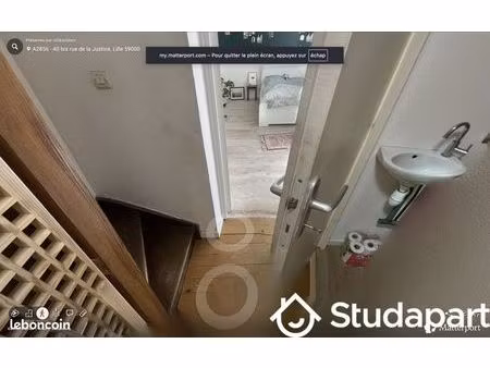 chambre 1 pièce 56 m²