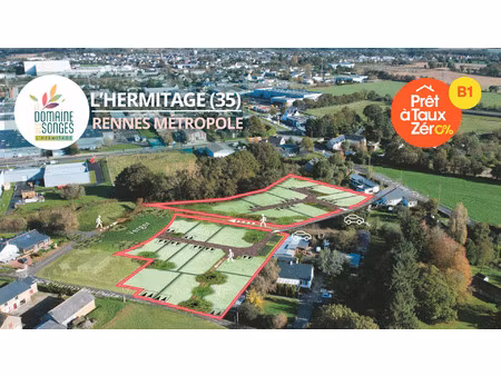 vente terrain à l'hermitage (35590) : à vendre / l'hermitage