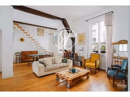 paris 6e - mayet / cherche-midi - duplex - 5 pièces - 91,70m² carrez - 118,16m² au sol - 4