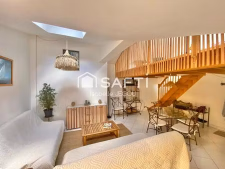 appartement dans maison partagée à 300 mètres de la plage d'eyrac + garage
