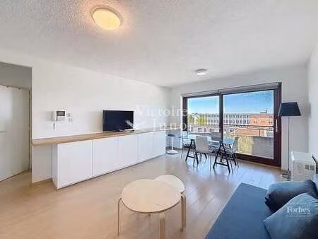 stockel - appartement meublé 1 ch + balcon
