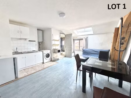 à vendre - 3 lots d'appartement secteur centre-ville - peuple - chavanelle