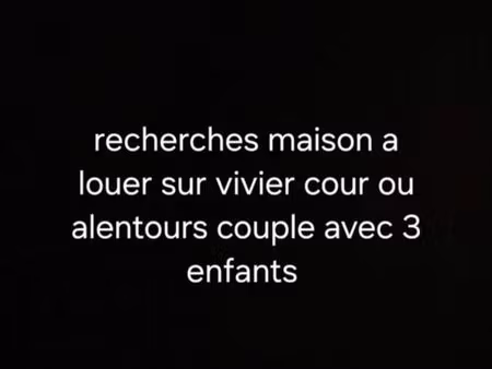 recherche maison à louer