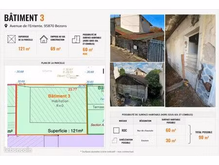 bâtiment à réhabiliter – bezons quartier des chênes