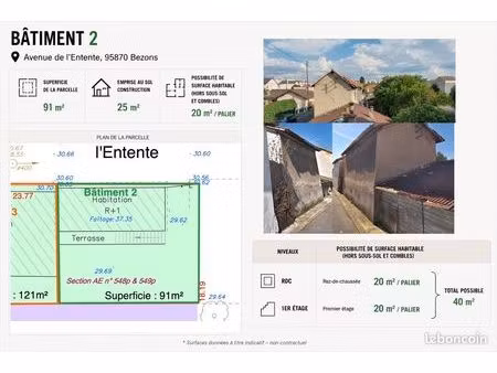 bâtiment à réhabiliter – bezons quartier des chênes