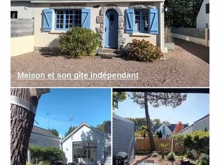 maison et son gîte à quimiac