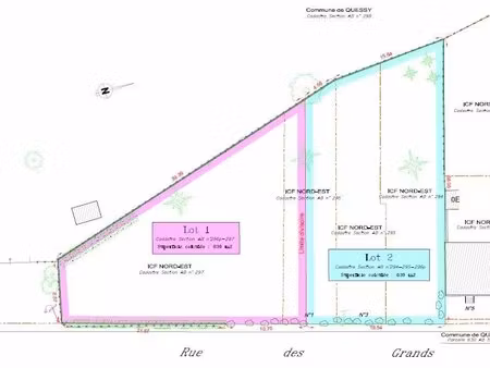transactif immobilier - terrain 639m² à saint quentin