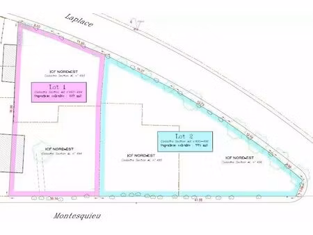 transactif immobilier - terrain 775m² à saint quentin