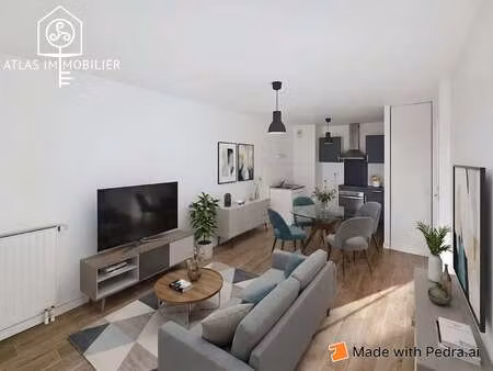 vente appartement 2 pièces à rennes villejean (35000) : à vendre 2 pièces / 43m² rennes vi