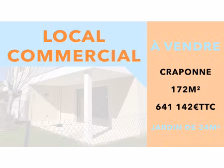 vente local commercial craponne (69)