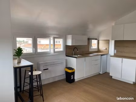 studio moderne et lumineux avec climatisation et vue dégagée – 23 m² – toulouse