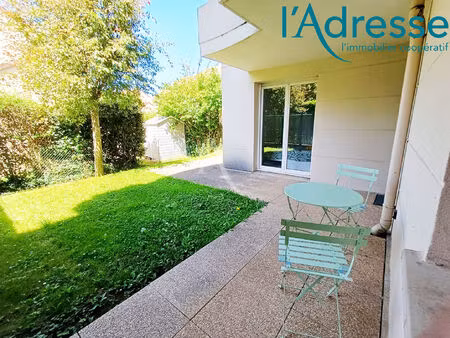 2 pièce(s) 36 m2 avec jardinet + box