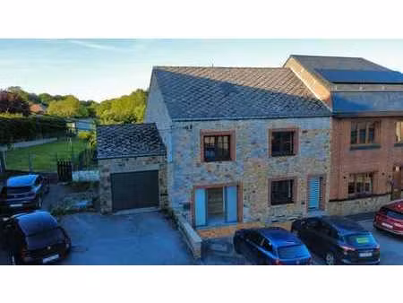 maison 4 chambres avec jardin et garage à rénover à gougnies