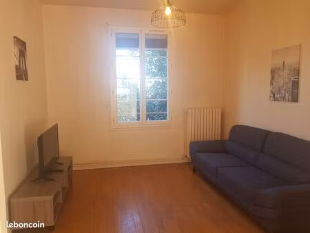 spacieux t3 meublé avec garage et jardin
