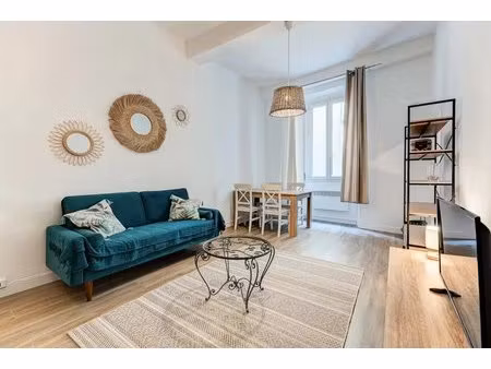 vente nice - vieux-nice - 3 pièces rénové