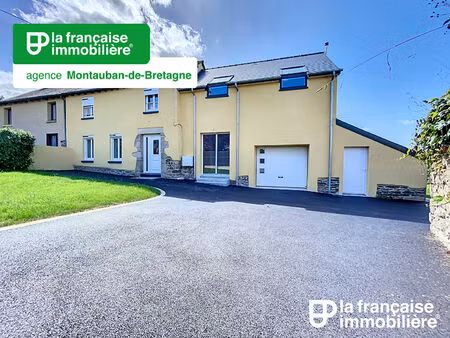 a louer - maison t4 - 108 m² - campagne - rénové - médréac