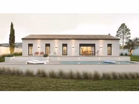 terrain avec maison neuve à vendre