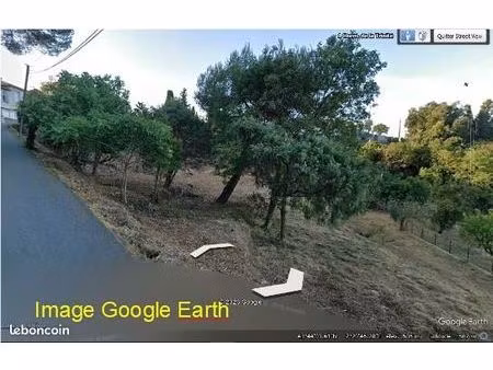 terrain constructible au col d'eze