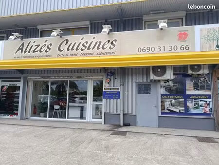 à vendre – société - bail et fonds de commerce alizés cuisines