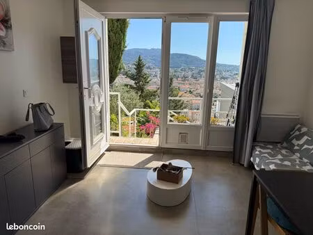 appartement à louer – 30 m² – vue panoramique sur nice