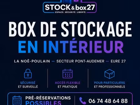 box de stockage en intérieur - pont-audemer / eure 27