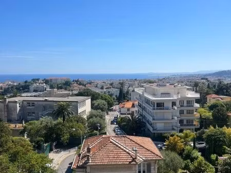 nice, cimiez, 2 pièces, 36m2, vue mer