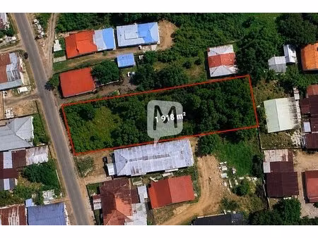 dpt guyane, à vendre cayenne terrain de 1 918 m² constructible