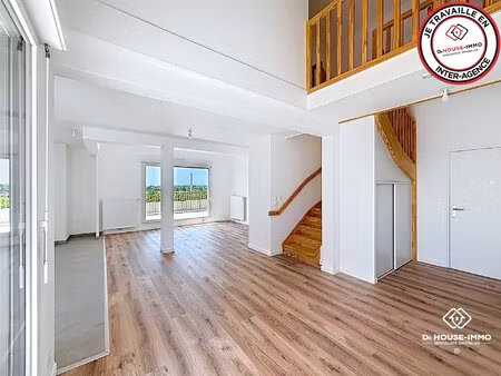 appartement duplex t4 de 105,13 m² à mérignac - dernier étage avec terrasse de 58 m²