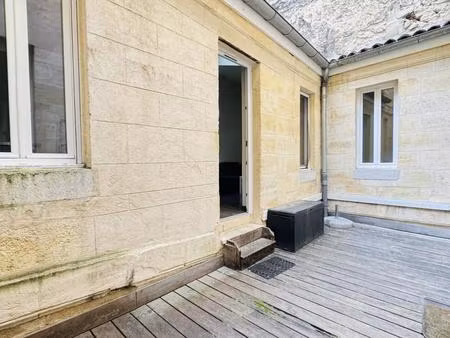 superbe appartement t3 - 54 m² avec terrasse - bordeaux triangle d'or