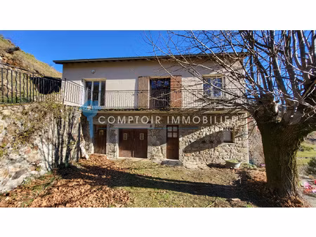 ardèche (07) a vendre le chambon (07160) maison avec deux ap