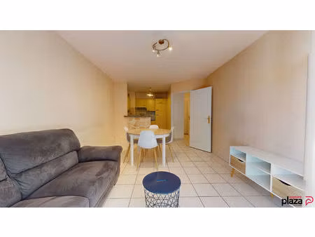 location appartement 2 pièces meublées + balcon + cave