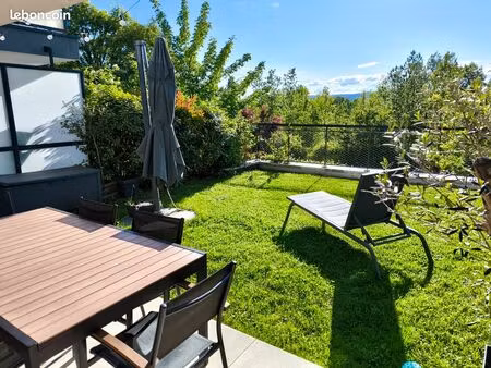 annecy nord – t3 récent de 61 m² avce grand jardin privatif