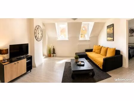 t3 54 m² entièrement rénové - 2 chambres - 400 m plage