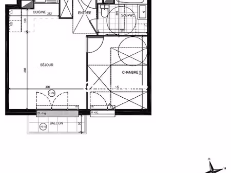 location appartement 2 pièces 42.33 m² à neuilly-plaisance (93360), 1 015 €